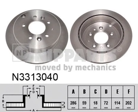 Brake Disc (N3313040)