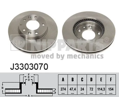 Brake Disc (J3303070)