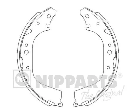 Brake Shoe Set (J3502005)