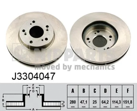 Brake Disc (J3304047)