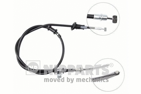 Cable Pull, parking brake (J14737)