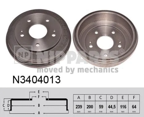 Brake Drum (N3404013)