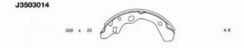 Brake Shoe Set (J3503014)