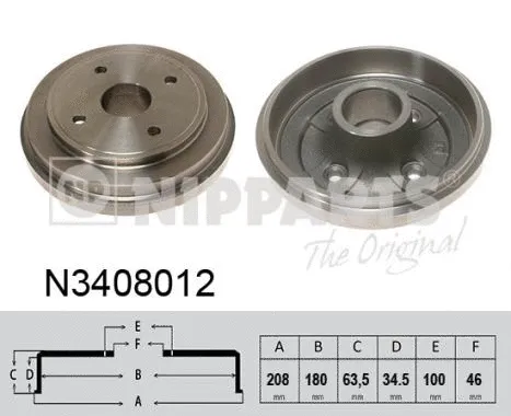 Brake Drum (N3408012)