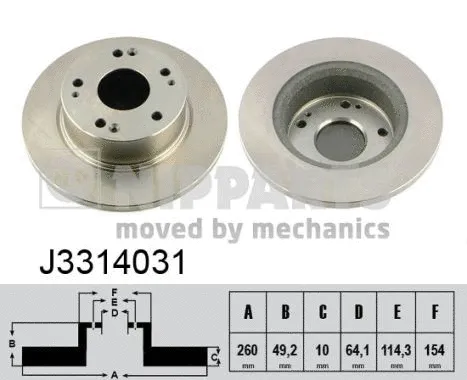 Brake Disc (J3314031)