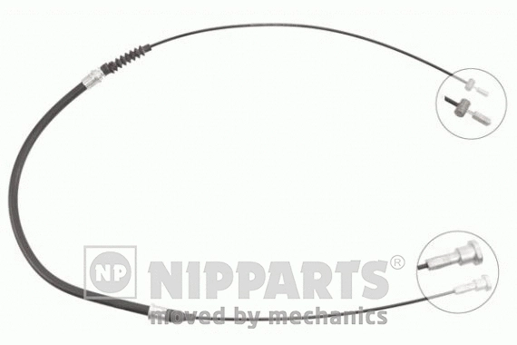 Cable Pull, parking brake (J17048)