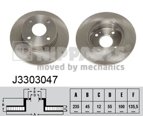 Brake Disc (J3303047)