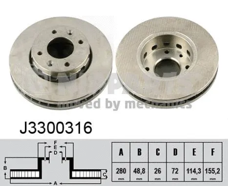 Brake Disc (J3300316)