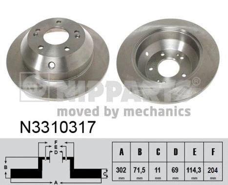 Brake Disc (N3310317)