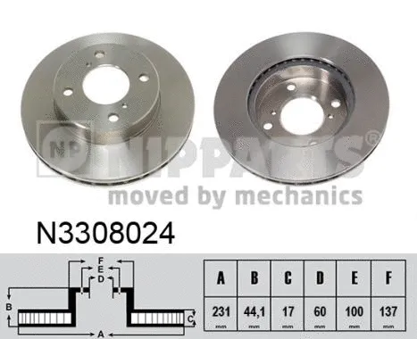 Brake Disc (N3308024)