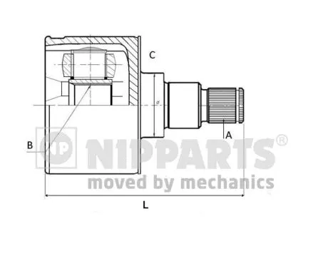 Joint Kit, drive shaft (N2838000)