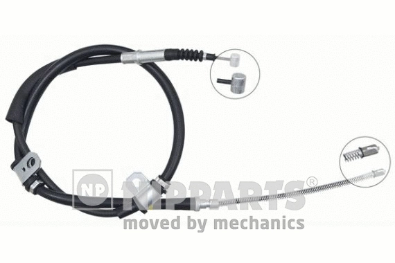 Cable Pull, parking brake (J19218)