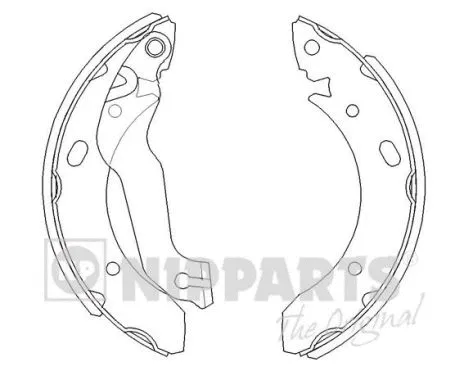 Brake Shoe Set (J3500510)