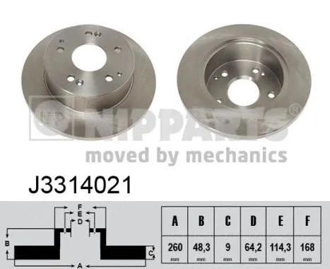 Brake Disc (J3314021)