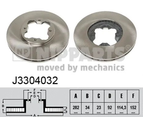Brake Disc (J3304032)