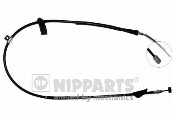 Cable Pull, parking brake (J17768)