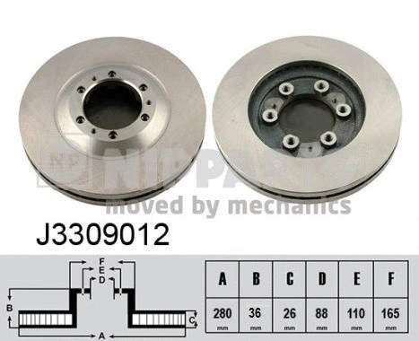 Brake Disc (J3309012)