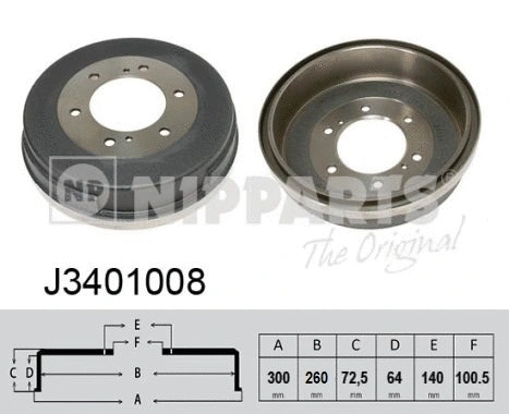 Brake Drum (J3401008)