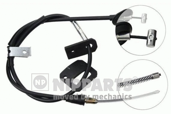 Cable Pull, parking brake (J12617)