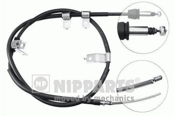 Cable Pull, parking brake (J19307)
