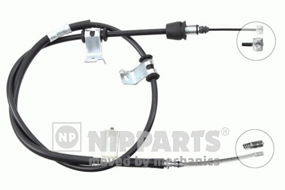 Cable Pull, parking brake (J17028)