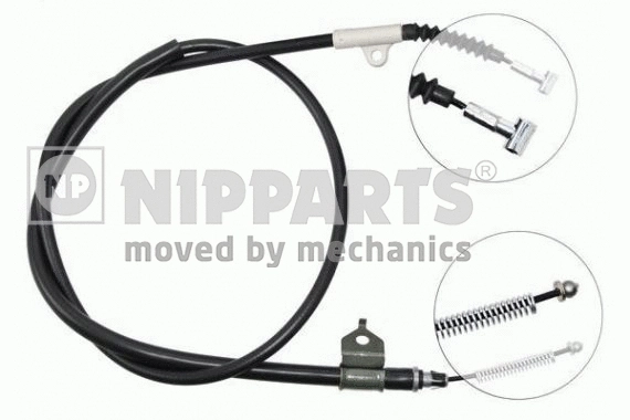 Cable Pull, parking brake (J11828)