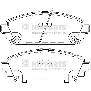 Brake Pad Set, disc brake (J3604048)