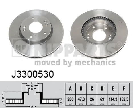 Brake Disc (J3300530)