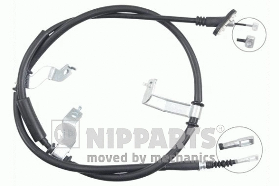 Cable Pull, parking brake (J19809)