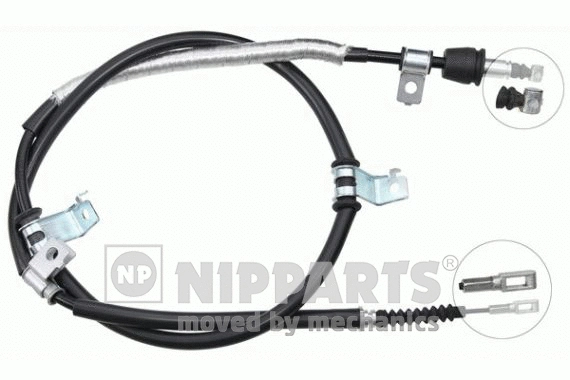 Cable Pull, parking brake (J17058)