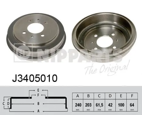 Brake Drum (J3405010)