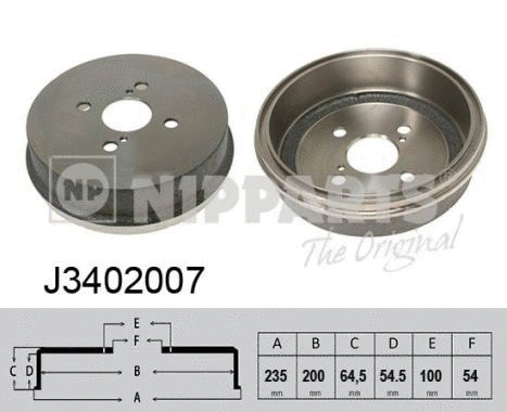 Brake Drum (J3402007)