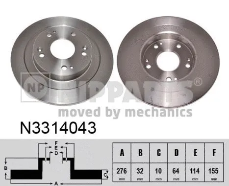 Brake Disc (N3314043)