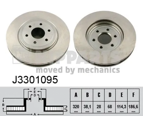 Brake Disc (J3301095)