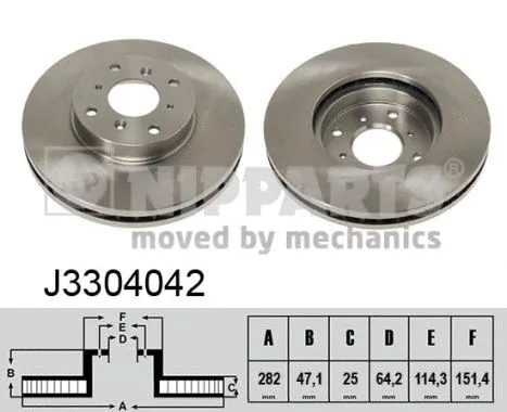 Brake Disc (J3304042)