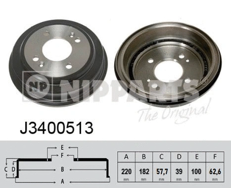 Brake Drum (J3400513)