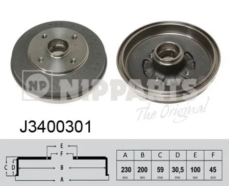 Brake Drum (J3400301)