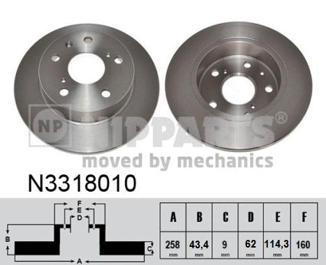 Brake Disc (N3318010)