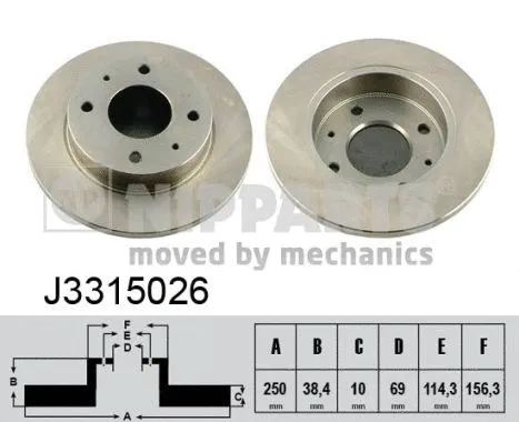 Brake Disc (J3315026)