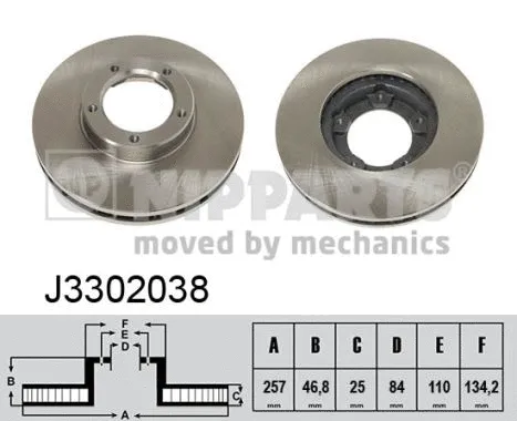 Brake Disc (J3302038)
