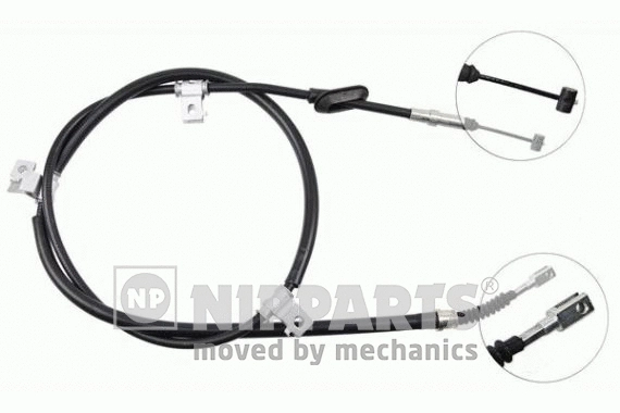 Cable Pull, parking brake (J13828)