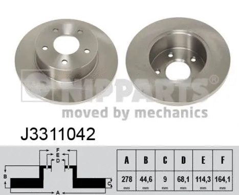 Brake Disc (J3311042)