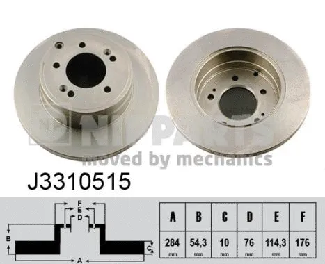 Brake Disc (J3310515)