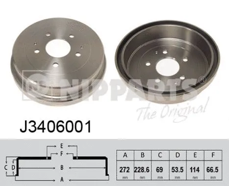 Brake Drum (J3406001)