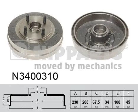 Brake Drum (N3400310)