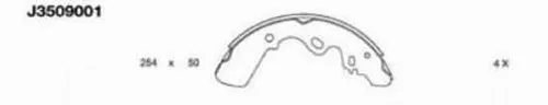 Brake Shoe Set (J3509001)
