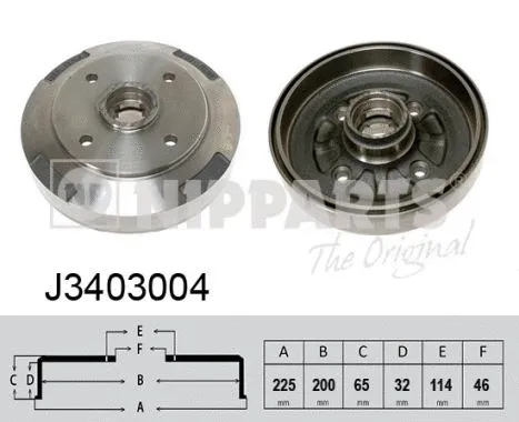 Brake Drum (J3403004)