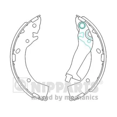 Brake Shoe Set (J3500524)