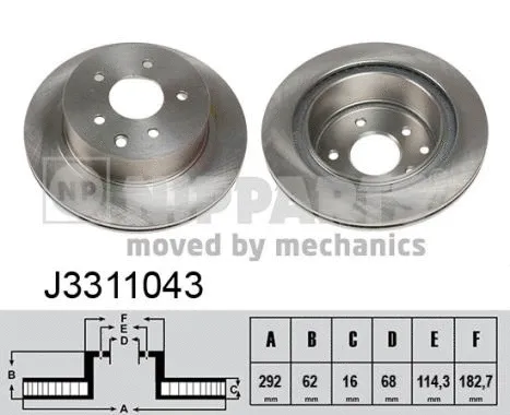 Brake Disc (J3311043)