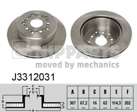 Brake Disc (J3312031)
